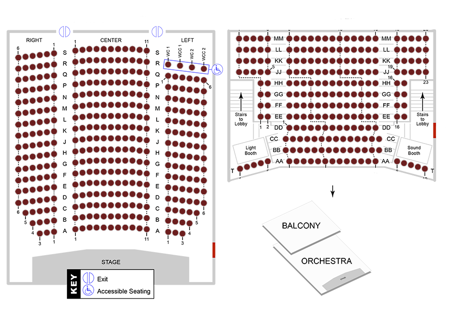 Cape Playhouse Seating Chart